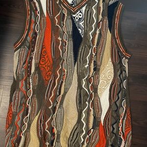 100% authentic coogi men’s sweater vest